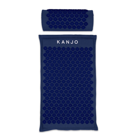 MAT SET, MAT/PILLOW ACUPRESSURE MEMORY FM NAVY (1/ST 9ST/CS)