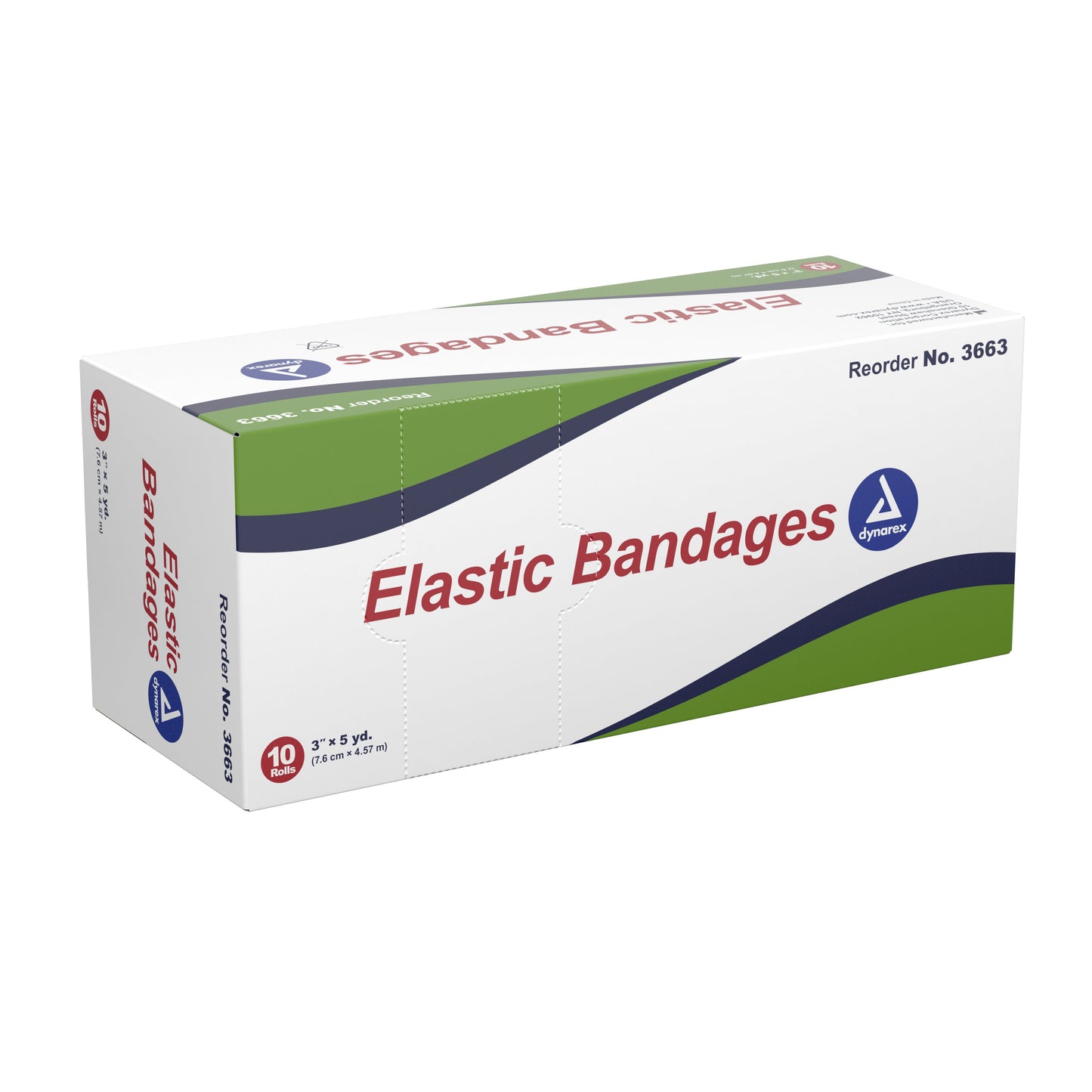 BANDAGE, ELAS 3"X4.5YDS LF (10/BX 5BX/CS)