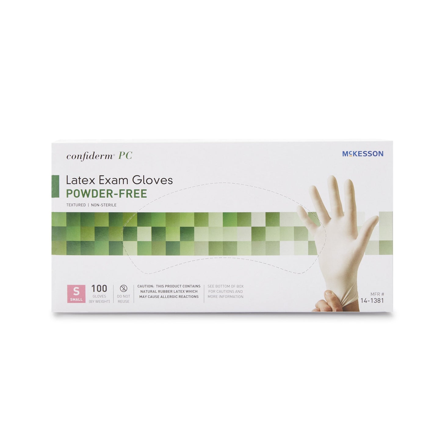 GLOVE, EXAM LTX SM N/S POLYMER(100/BX 10BX/CS)