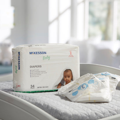 DIAPER, BABY SZ2 12-18 LBS (34/BG 4BG/CS)