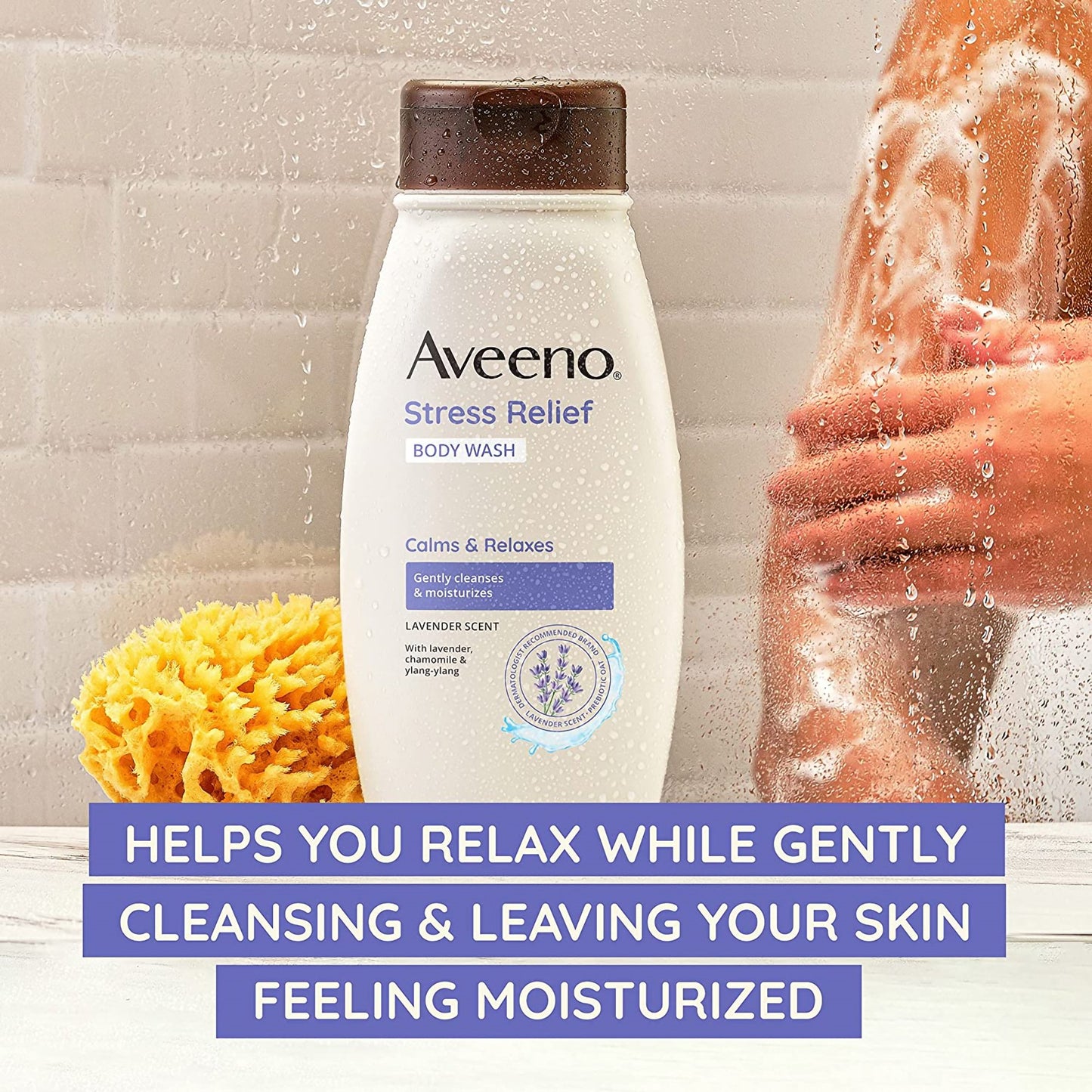 AVEENO, BODY WASH STRESS RELIEF LAV 18OZ