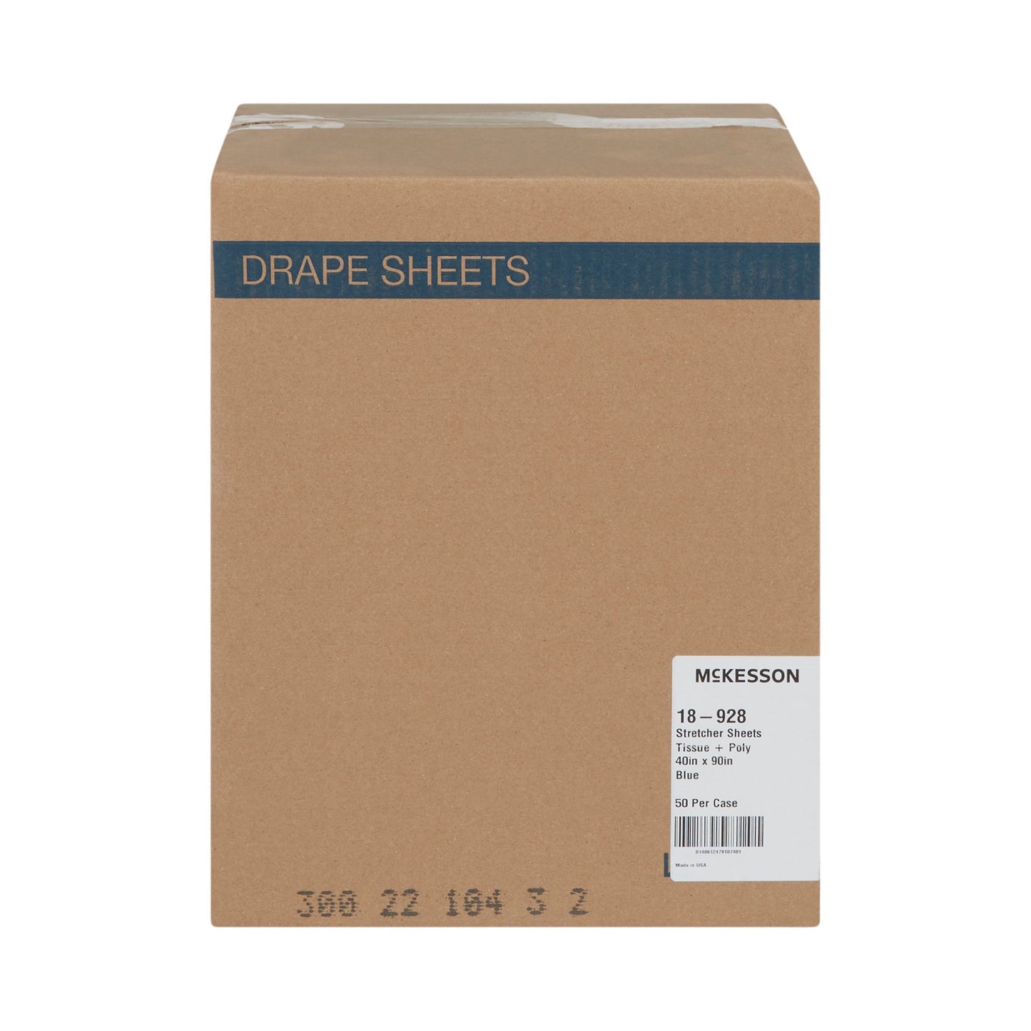 SHEET, STRETCHER T/P BLU 40X90(50/CS)