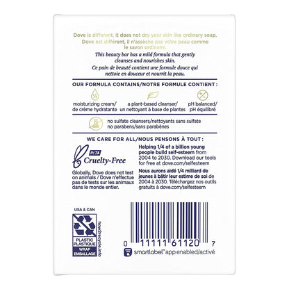 SOAP, DOVE BAR SENSITIVE SKIN UNSCNTD 4.25OZ (2/PK