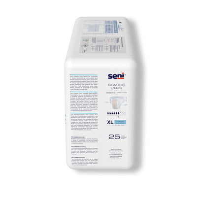 BRIEF, INCONT SENI CLASSIC PLUS XLG 55"-67" (25/PK 4PK/CS)