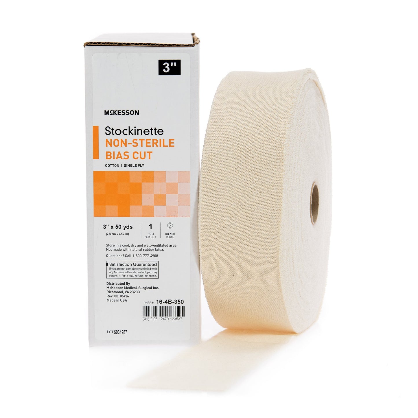 STOCKINETTE, BIAS N/S 3"X50YD(12RL/CS)