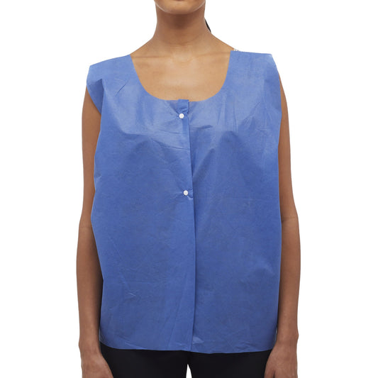 VEST, EXAM BREAST BLU 24"X31" (75/CS)