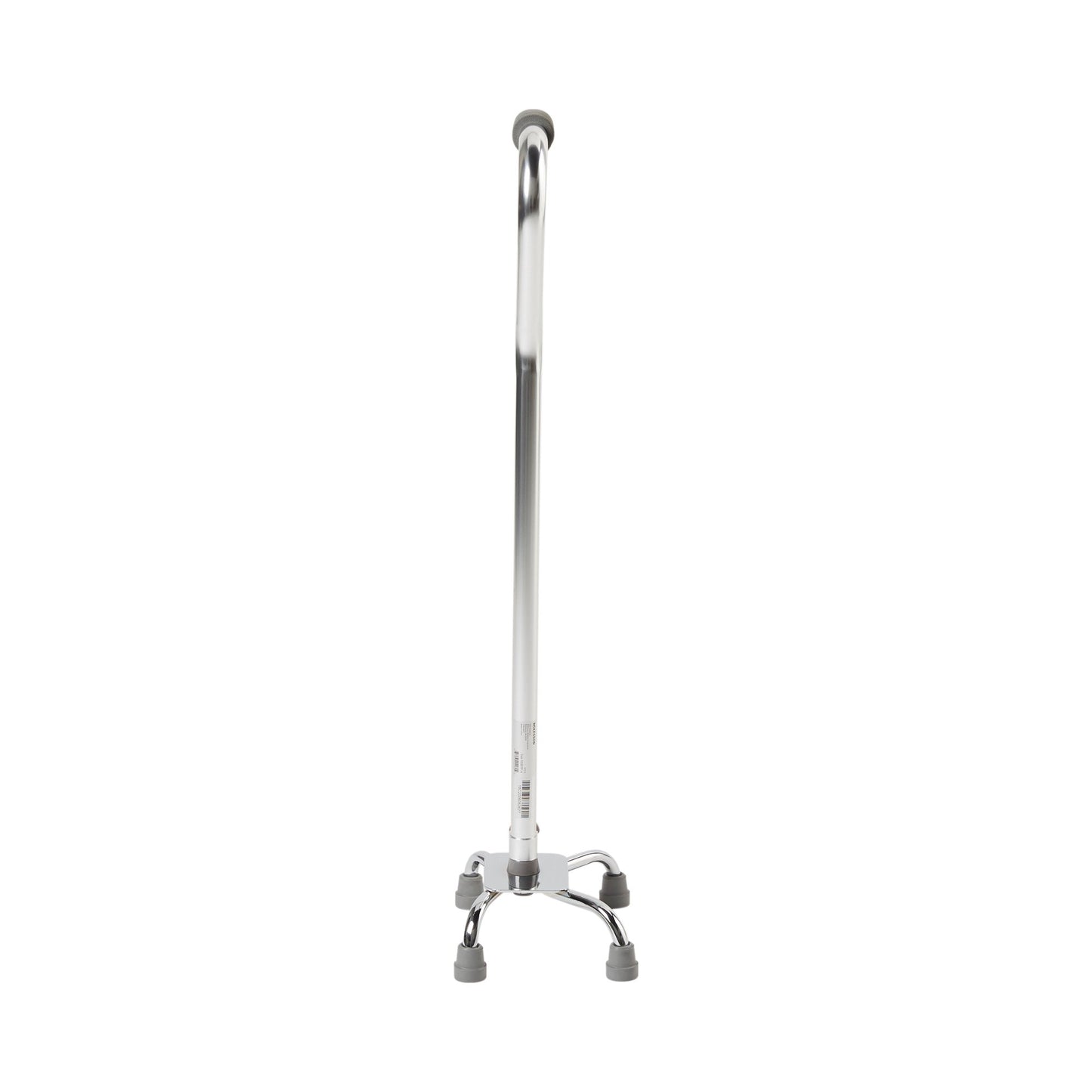 CANE, QUAD/SM BASE ALUM CHROME(4/CS)