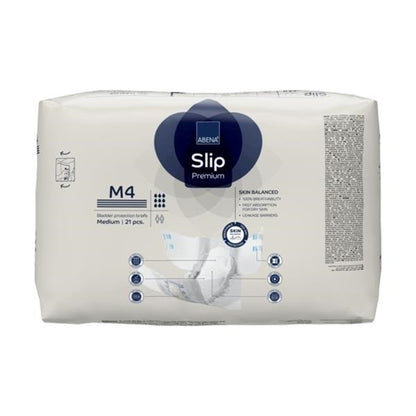 BRIEF, INCONT ABENA SLIP PREM ADLT M4 MED (21/PK 4PK/CS)