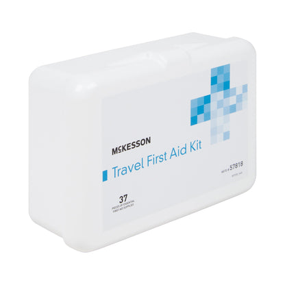 FIRST AID KIT, TRAVEL 3 1/2"X51/4"X1 3/4"