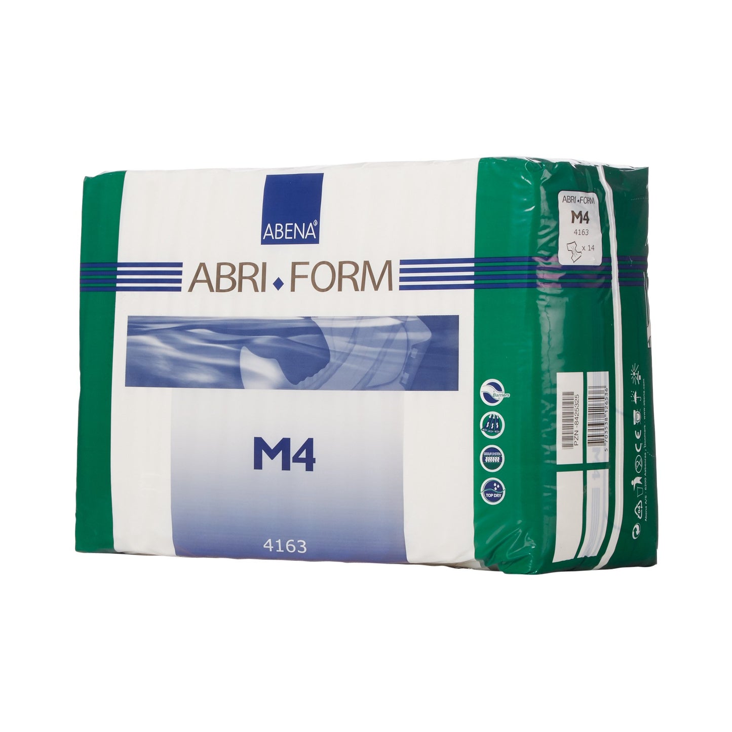 BRIEF, INCONT ABRI-FORM COMFORT M4 MED 3600ML (14/BG 3BG/CS