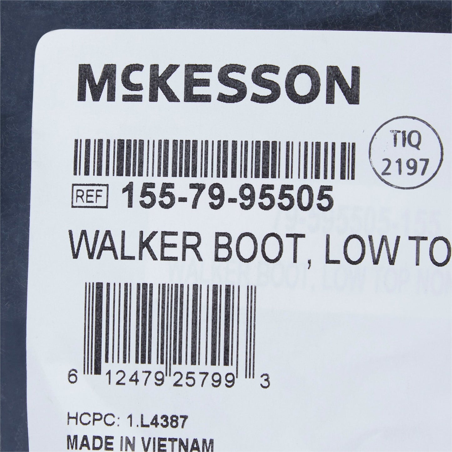 BOOT, WALKER LOW TOP NON-AIR XSM