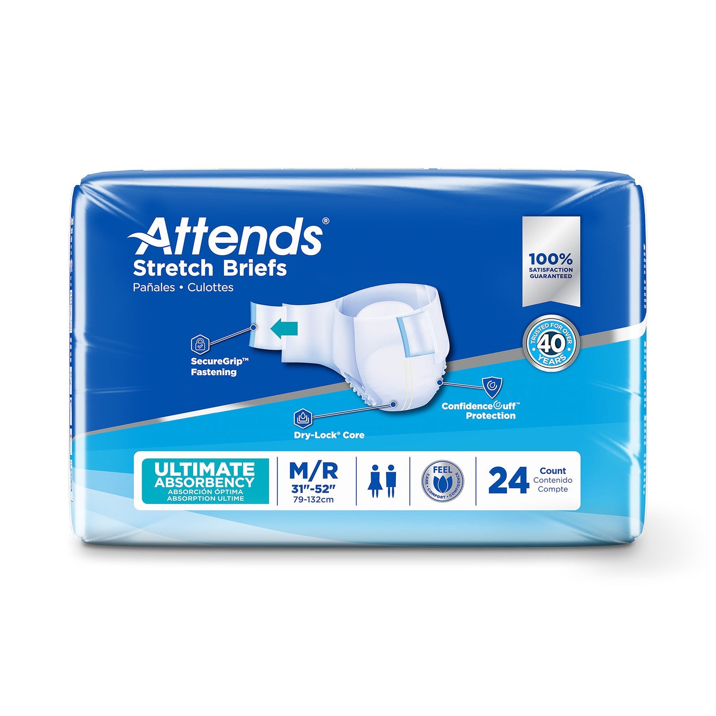 BRIEF, STRETCH MED/REG (24/BG 4BG/CS)