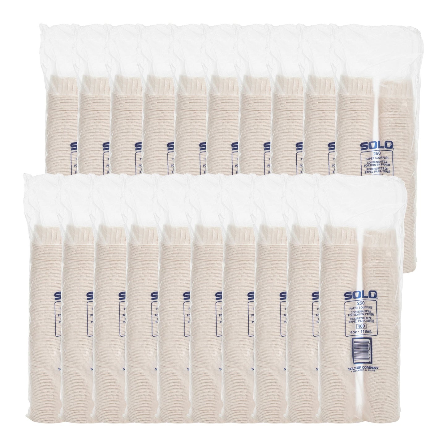 CUP, SOUFFLE TREATED 4OZ WHT (250/SL 20SL/CS)