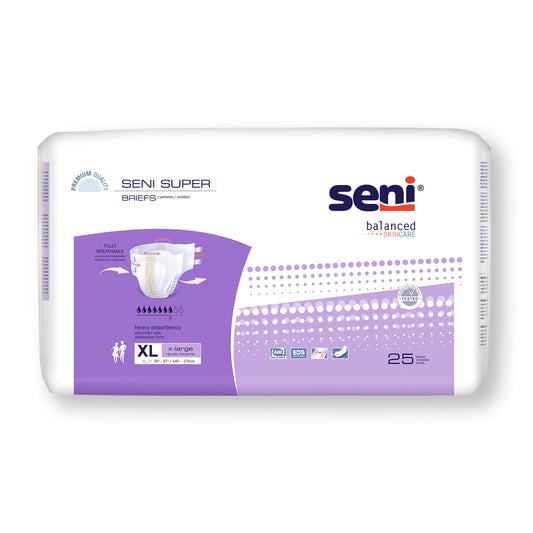 BRIEF, INCONT SENI SUPER XLG 55"-67" (25/PK 3PK/CS)