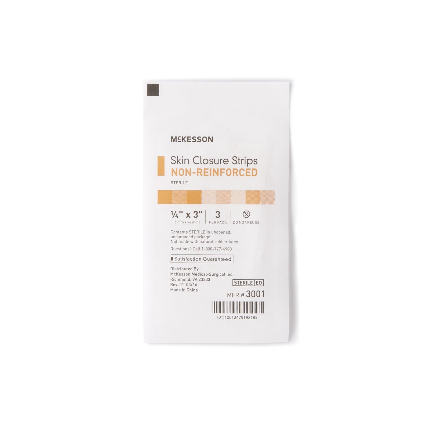 CLOSURE, SKIN FLEX LF TAN 1/4X3" (3/PK 50PK/BX 4BX/CS)