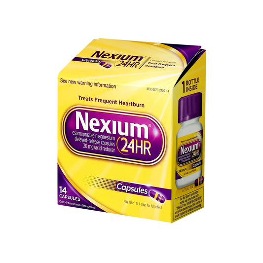 NEXIUM 24HR, CAP 22.3MG (14/BT3BT/PK)