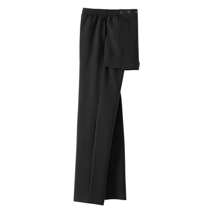 PANTS, FLEECE WMNS OPEN BACK SEAMLESS BLK LG