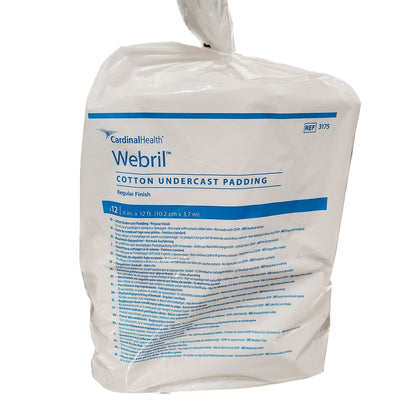 PADDING, CAST WEBRIL REG 4"X4YDS (12/BG) KENDAL
