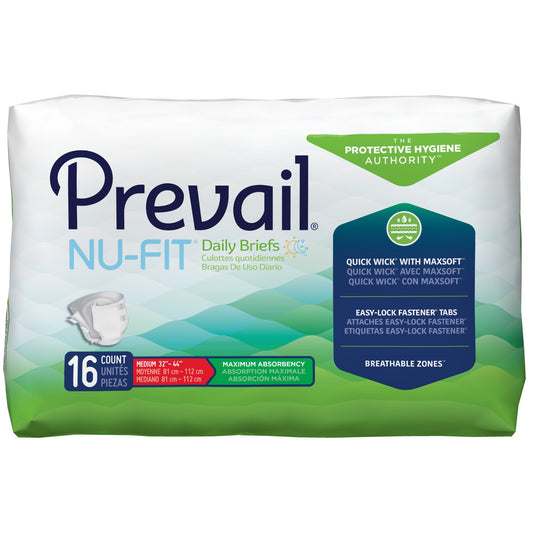 BRIEF, NU-FIT MED (16/PK 6PK/CS)