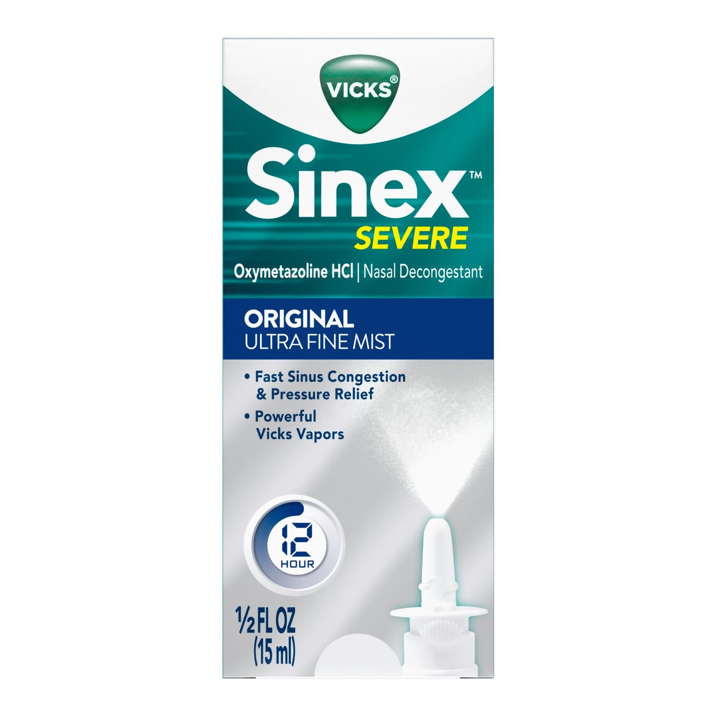 SINEX SEVERE, SPR NASAL ORIG DECONGESTANT 0.5OZ