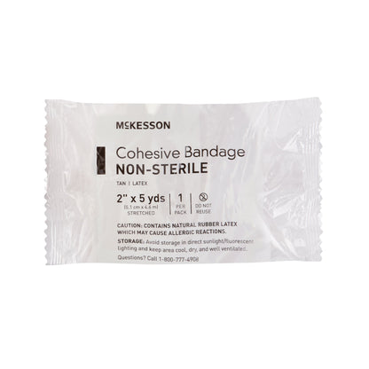 BANDAGE, COHESIVE N/S TAN 2" (36PK/CS)