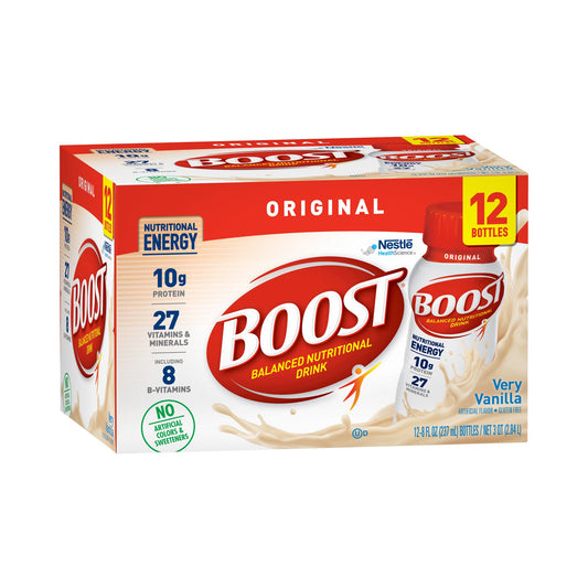 BOOST, ORGINAL VERY VANILLA 8OZ (12/PK 2PK/CS)