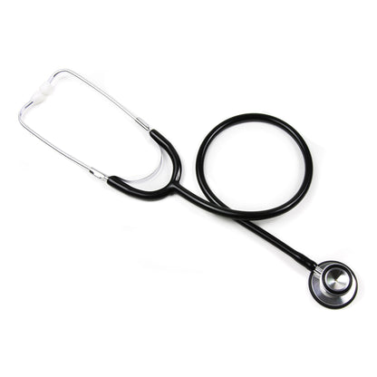 STETHOSCOPE, DUAL HEAD BLK (10/BX 5BX/CS)