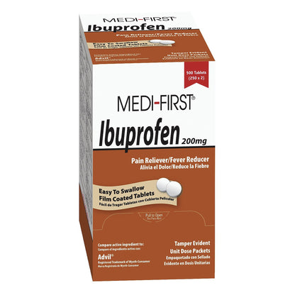 IBUPROFEN, TAB 200MG (2/PK 250PK/BX)
