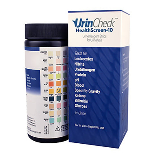 TEST STRIP, URINALYSIS HEALTHSCREEN (100/BT)
