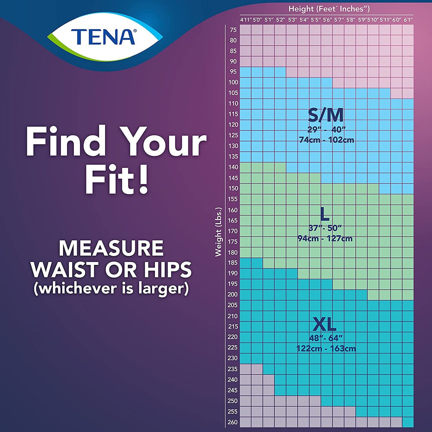 UNDERWEAR, WMN TENA SUPER + XLG (14/BG 4BG/CS) (WAS 54950)