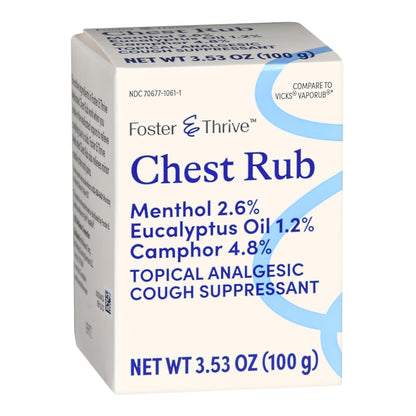 CHEST RUB, OINT FT MEDICATED 3.5OZ