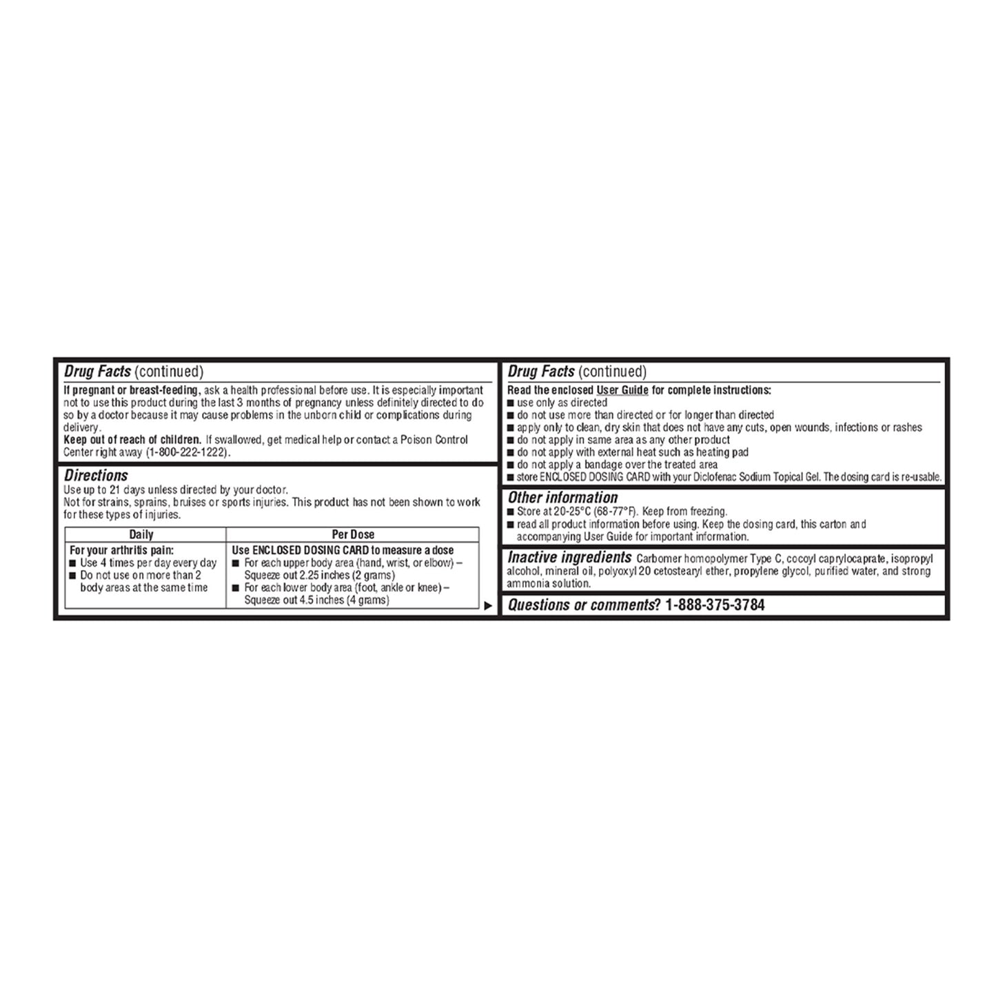 DICLOFENAC SODIUM, GEL TOPICAL1% 100GM (24/CS)