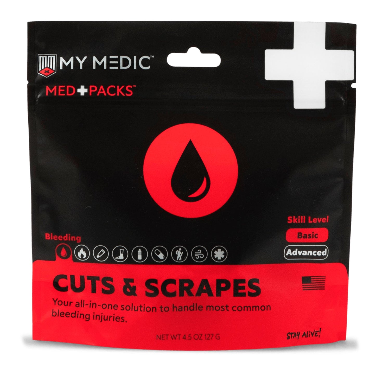 FIRST AID PACK, CUTS & SCRAPESALL-IN-ONE