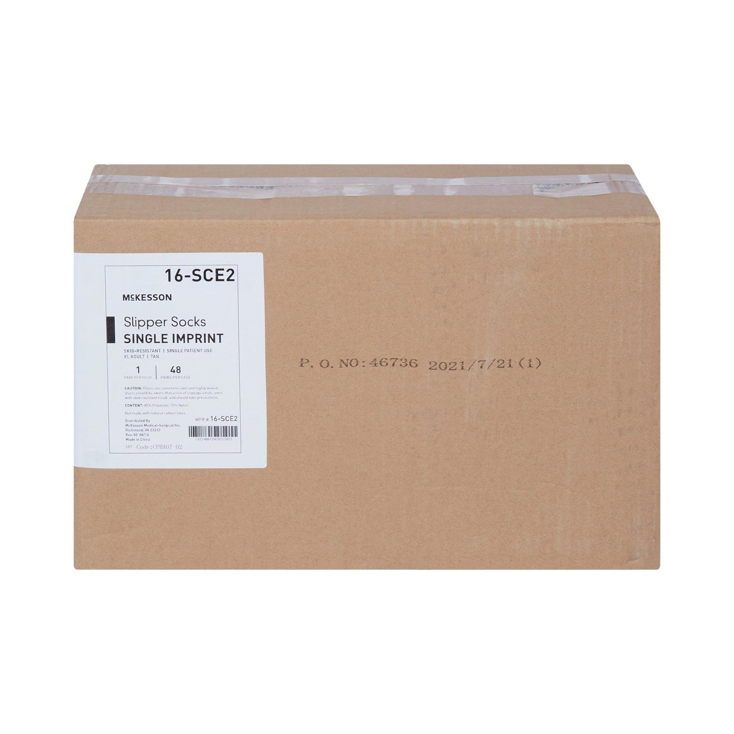 SLIPPER, TERRY ECONOMY SNGL THREAD LF ADLT XLG (48PR/CS)