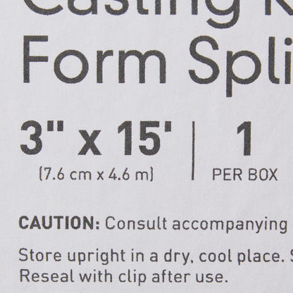SPLINT, CAST 3"X15' (1RL/BX 2BX/CS)