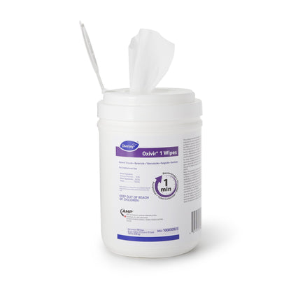 WIPE, WET OXIVIR 1 DISINF 6"X7" (160/CT 12CT/CS)
