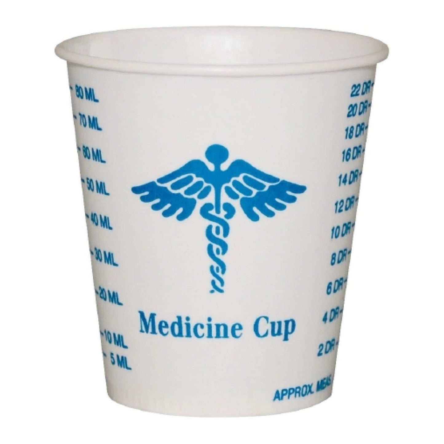 CUP, MEDICINE GRAD WAX COATED 3OZ (100/SL 50SL/CS)