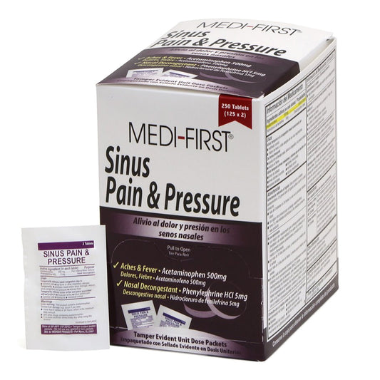 SINUS PAIN/PRESSURE, TAB (2/PK125PK/BX)