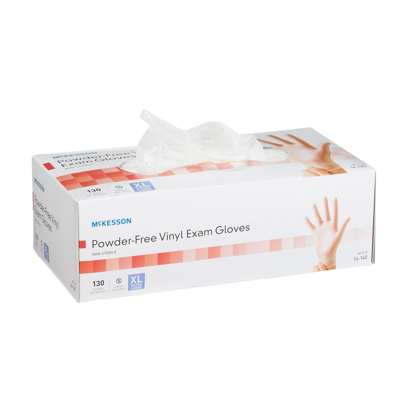 GLOVE, EXAM VNYL XL N/S (130/BX 10BX/CS)