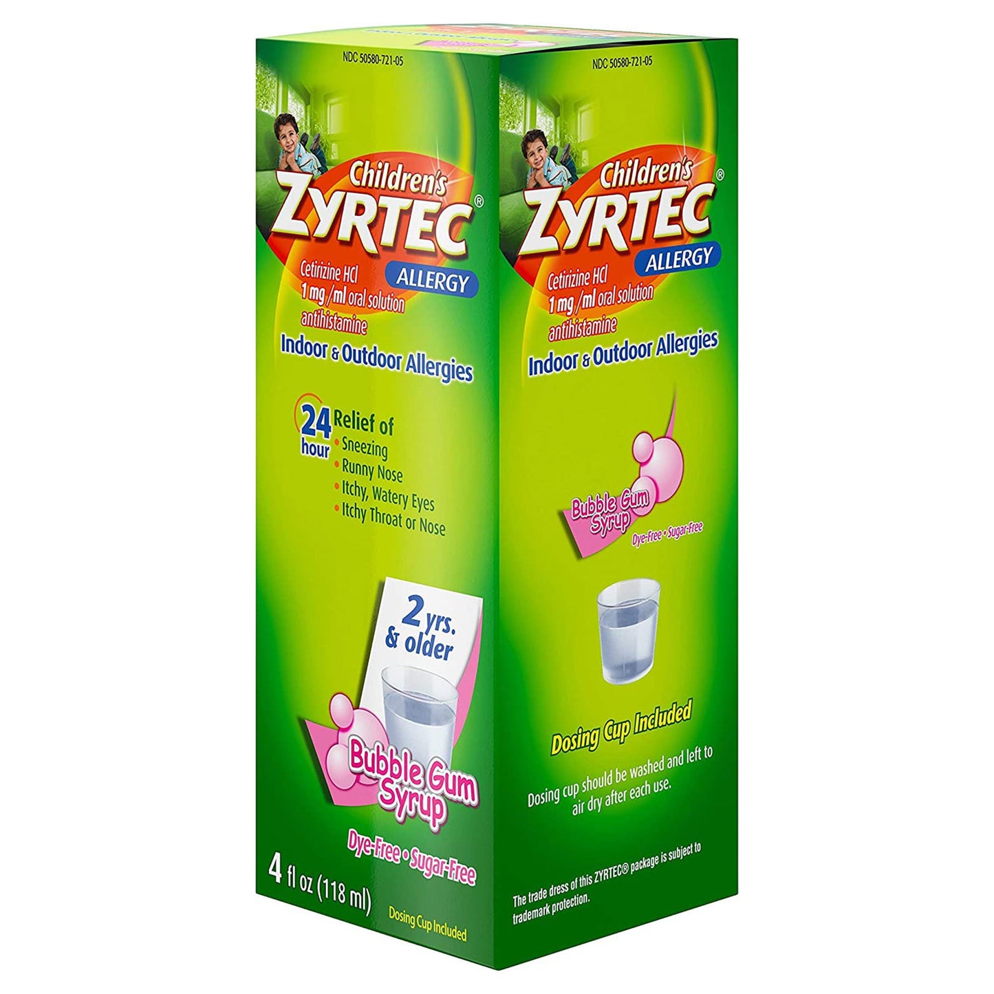 CHILDRENS ZYRTEC, SYRP 1MG/ML 4OZ
