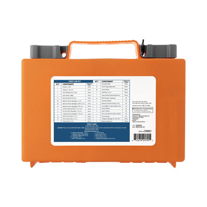 FIRST AID KIT, 50 PERSON PLASTIC (12KT/CS)