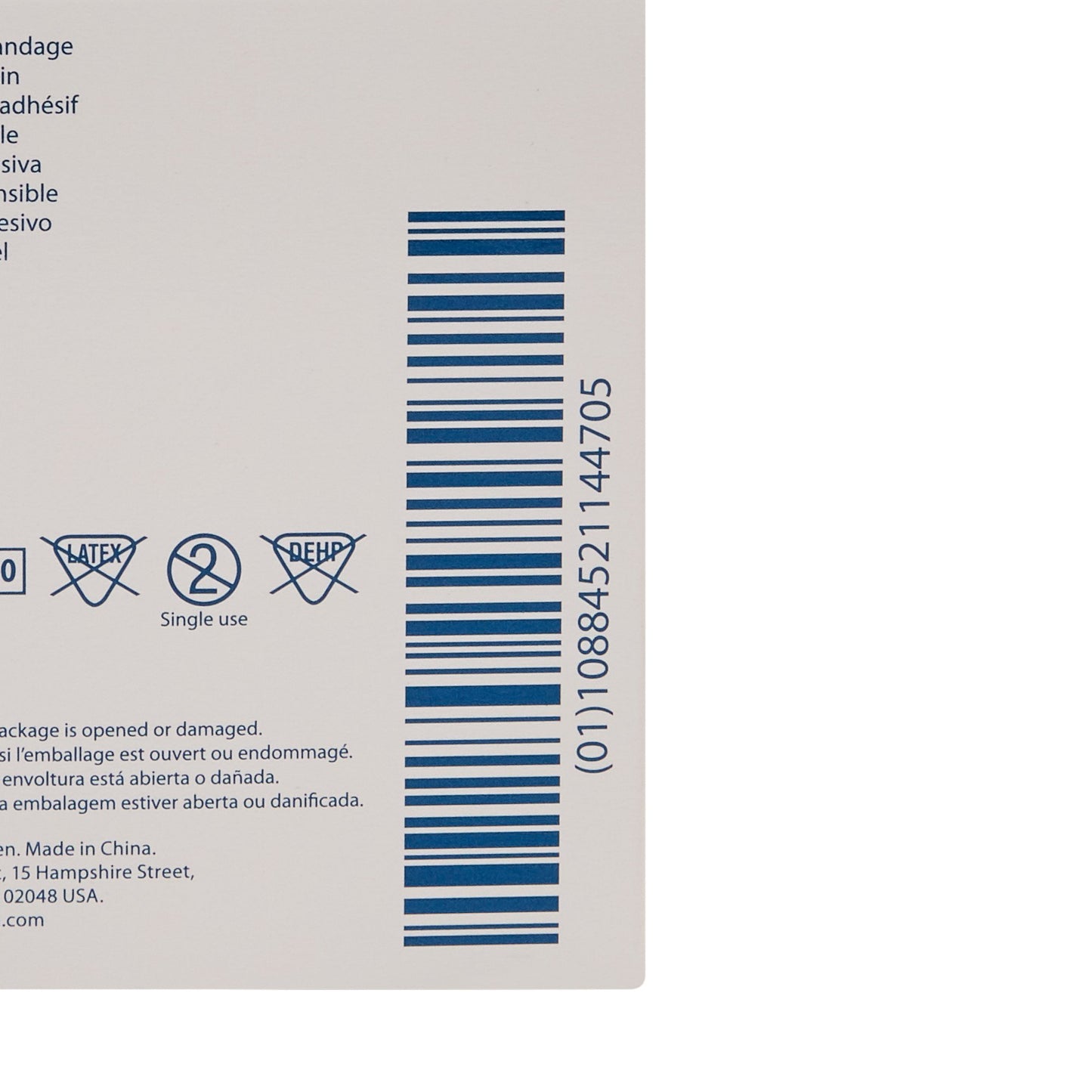 BANDAGE, ADH SENSITIVE SKIN 1"X3" (50/BX 24BX/CS) KENDAL