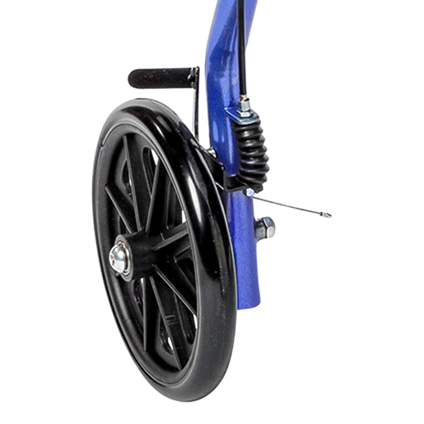 ROLLATOR, BARIATRIC FLDING STEEL 8" WHEELS BLU 500LB (1/CS)