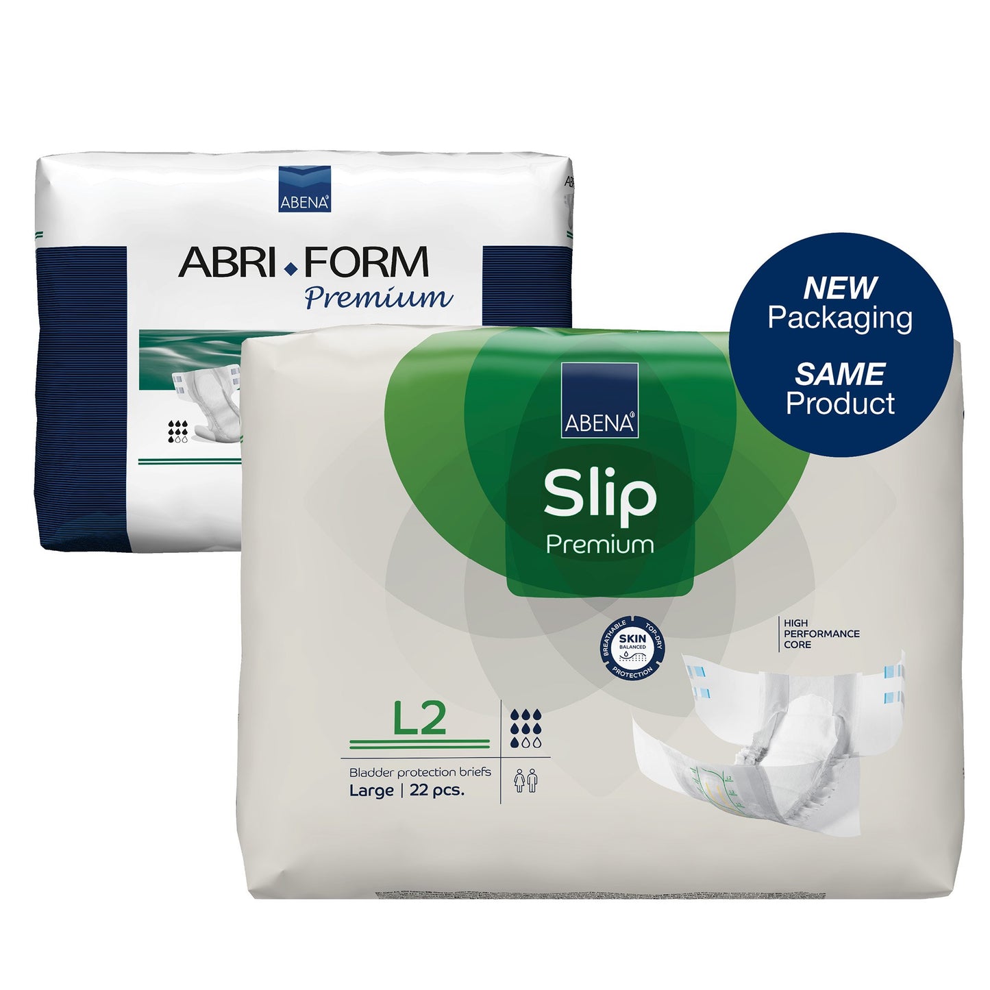 BRIEF, INCONT ABENA SLIP PREM ADLT L2 LG (22/PK 4PK/CS)