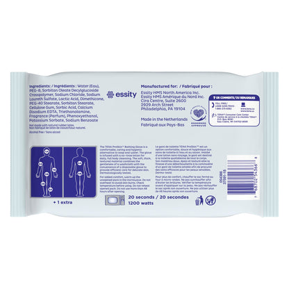 GLOVE, BATHING PROSKIN TENA SCENTED (5/PK 45PK/CS)