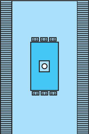 DRAPE, U 60"X72" (24/CS) A8476