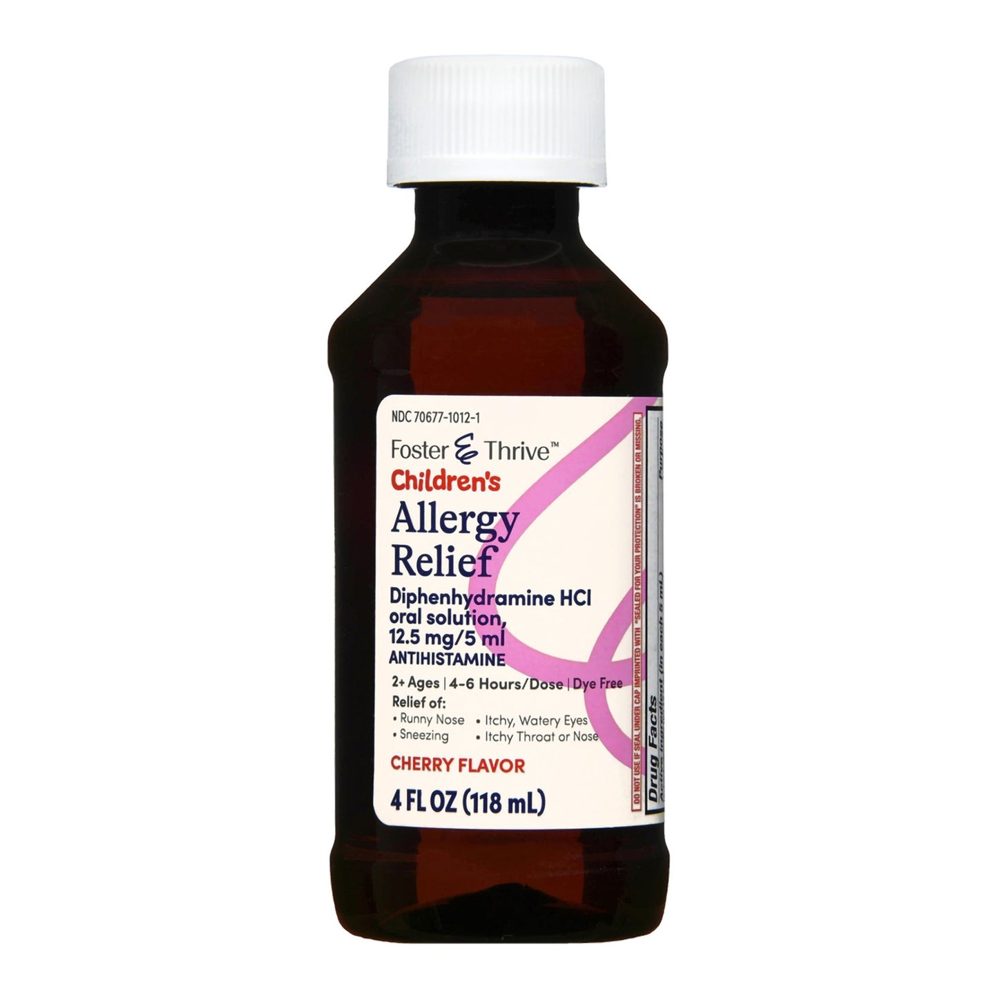 DIPHENHYDRAMINE, LIQ FT SM CHERRY12.5MG/5ML 4OZ