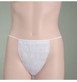 BRIEF, BIKINI DISP UNIV WHT LF(100/CS)