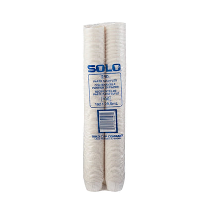 CUP, SOUFFLE PAPER WHT 1OZ (250/PK 20PK/CS)