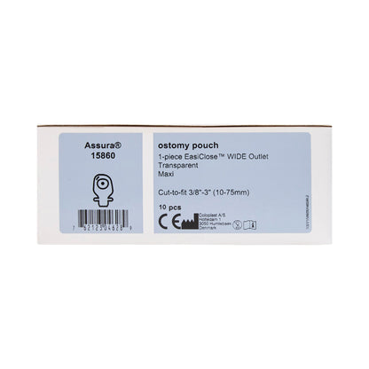 POUCH, 1PC ASSURA MAXI TRNSPRNT 3/8"-3" (10/BX)